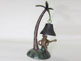 Cast Iron Bell with monkey